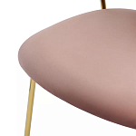 Стул Singer Chair без подлокотников Розовый Велюр варинант исполнения - 6 | Loft Concept в Тюмени