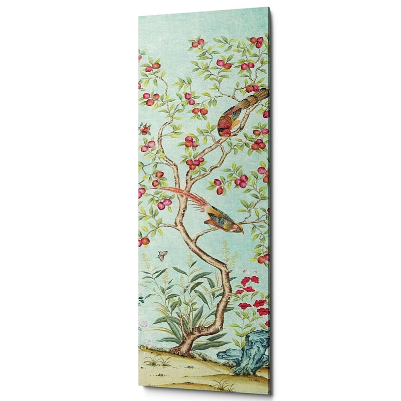 Постер Blue Chinoiserie 2 Голубой пастельный в Тюмени | Loft Concept 