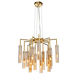 Люстра со стеклянными цилиндрическими плафонами Luminous Cylinders Amber варинант исполнения - 2 | Loft Concept в Тюмени