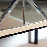 Шкаф с 2-мя зеркальными дверцами Serena Mirror Cabinet варинант исполнения - 5 | Loft Concept в Тюмени