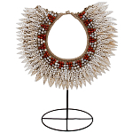 Этническое ожерелье из ракушек на подставке Ethnic Necklace Sharp Lacy Shells варинант исполнения - 1 | Loft Concept в Тюмени