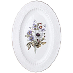 Обеденный сервиз из фарфора с рисунком цветов на 6 персон 23 предмета Garden Whisper Porcelain Set  варинант исполнения - 7 | Loft Concept в Тюмени