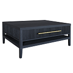 Кофейный стол Primo с двумя ящиками Черный дуб варинант исполнения - 9 | Loft Concept в Тюмени