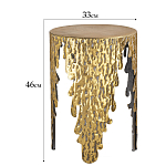 Столик дизайнерский Copper streaks варинант исполнения - 5 | Loft Concept в Тюмени