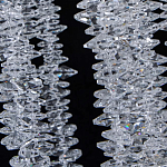 Люстра многоярусная с каркасом из металла и прозрачными подвесками FAIRYTREE Light варинант исполнения - 7 | Loft Concept в Тюмени