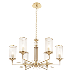 Люстра с 6-ю цилиндрическими стеклянными плафонами Jeanette варинант исполнения - 3 | Loft Concept в Тюмени