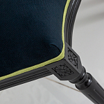 Стул чёрный из натурального бука с изображением птица в саду Blooming Red Birds варинант исполнения - 4 | Loft Concept в Тюмени