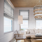 Люстра трехъярусная с декором из круглых деревянных бусин с кисточками Gray Brown Wooden Beads Chandelier варинант исполнения - 4 | Loft Concept в Тюмени