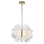 Люстра с крупными рельефным декором в виде лепестков 60 см Ethereal Bloom варинант исполнения - 3 | Loft Concept в Тюмени