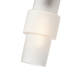 Подвесной светильник со стеклянным рифленым плафоном цилиндрической формы Eliara 13 варинант исполнения - 8 | Loft Concept в Тюмени