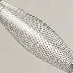 Люстра круглая каскадня с 5-ю плафонами из металлической сетки Mesh Lampshade Lighting варинант исполнения - 7 | Loft Concept в Тюмени