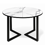 Стол обеденный раздвижной со столешницей белый мрамор Magali варинант исполнения - 2 | Loft Concept в Тюмени