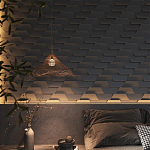 Гипсовая 3D Панель FIN варинант исполнения - 1 | Loft Concept в Тюмени