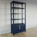 Стеллаж со стеклянными полками Elsa Dreams Blue варинант исполнения - 1 | Loft Concept в Тюмени