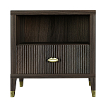 Прикроватная тумбочка с полкой Elsa Dreams Walnut  варинант исполнения - 6 | Loft Concept в Тюмени