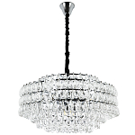 Люстра с хрустальными подвесками в виде капель Antoine Crystal Drops Chrome Chandelier 16 варинант исполнения - 2 | Loft Concept в Тюмени