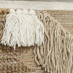 Панно из шерсти и хлопка с узором Beige Calista Cascade варинант исполнения - 3 | Loft Concept в Тюмени