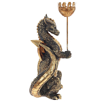 Подсвечник в виде дракона Dragon Candlestick Red Gold Blue Green варинант исполнения - 2 | Loft Concept в Тюмени