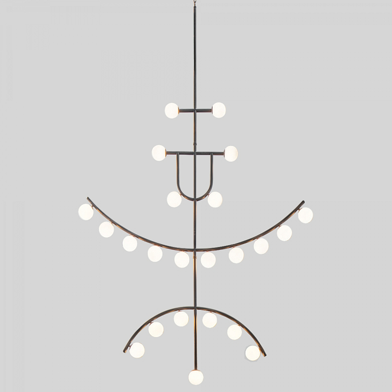 Люстра Fritz Hansen Chahdelier Черный Белый Люстра Fritz Hansen Chahdelier Черный Белый в Тюмени | Loft Concept