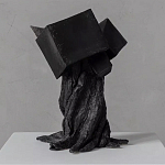 Скульптура «Окаменелый рост», Черный объект варинант исполнения - 1 | Loft Concept в Тюмени