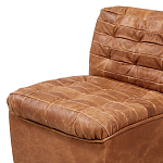 Модульное кожаное кресло Maxence Lounge Leather Armchair варинант исполнения - 2 | Loft Concept в Тюмени