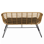 Кушетка плетеная из ротанга Wicker Сouch варинант исполнения - 2 | Loft Concept в Тюмени