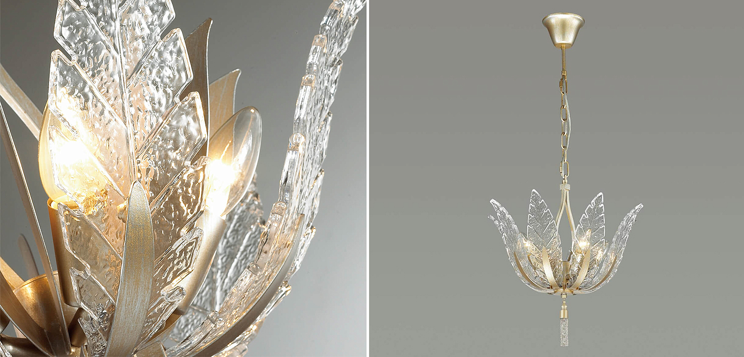 Люстра Glass Petals Chandelier 36 Люстра Glass Petals Chandelier 36 - Loft-Concept в Тюмени