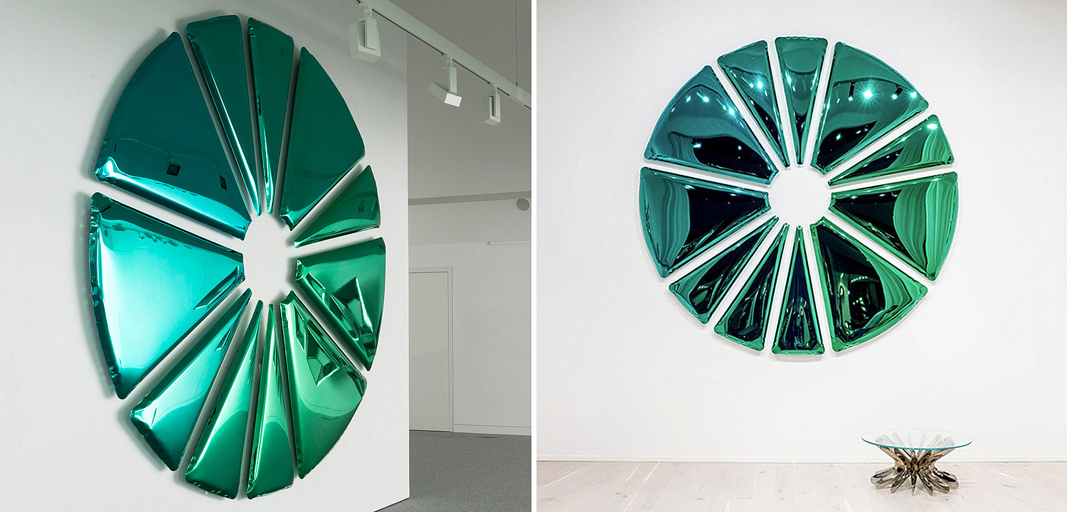 Арт-объект на стену Nucleus Gradient, Monumental Wall Sculpture Арт-объект на стену Nucleus Gradient, Monumental Wall Sculpture - Loft-Concept в Тюмени