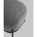 Пуф Стоун букле Fluffy темно-серый варинант исполнения - 3 | Loft Concept в Тюмени