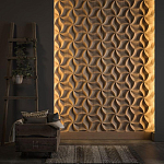 Гипсовая 3D панель с принтографией PM-46 варинант исполнения - 2 | Loft Concept в Тюмени