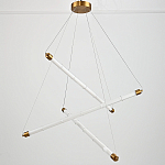 Светодиодная люстра Trumpet Tube Brass  варинант исполнения - 4 | Loft Concept в Тюмени