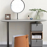 Консоль с зеркалом и  3-мя вращающимися ящиками Eloida варинант исполнения - 3 | Loft Concept в Тюмени