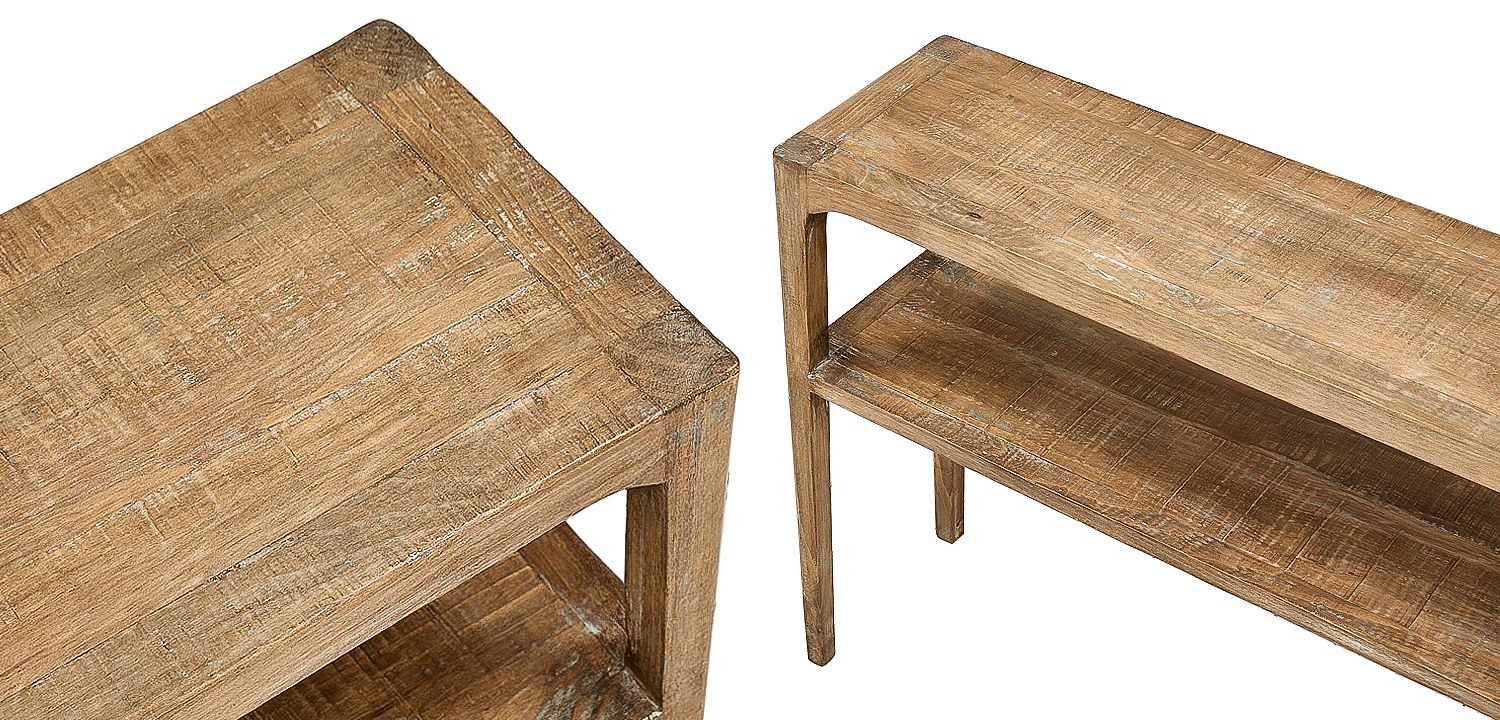 Консоль деревянная Reynaud Wood Console Table Консоль деревянная Reynaud Wood Console Table - Loft-Concept в Тюмени