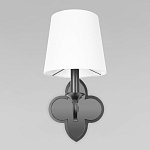 Бра с белым текстильным абажуром и фигурным основанием с зеркальной вставкой Vitorino варинант исполнения - 12 | Loft Concept в Тюмени