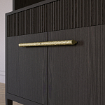 Стеллаж Primo с ящиками Темный орех варинант исполнения - 5 | Loft Concept в Тюмени