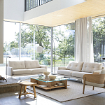 Кресло с каркасом из массива дуба Gallin Chair Boucle варинант исполнения - 8 | Loft Concept в Тюмени