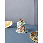 Шкатулка голубого цвета с рисунком и состаренным эффектом Eden Garden варинант исполнения - 7 | Loft Concept в Тюмени