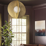 Подвесной светильник в форме золотых дисков Minimalist Lighting Fixture варинант исполнения - 3 | Loft Concept в Тюмени