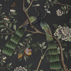 Обои ручная роспись St Laurent Casino metallic silk