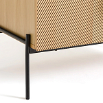 Шкаф с геометрическим рисунком на дверцах Anders Light Wood варинант исполнения - 6 | Loft Concept в Тюмени