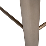 Стул барный светло-серый из экокожи Spectacular High Bar Stool варинант исполнения - 6 | Loft Concept в Тюмени