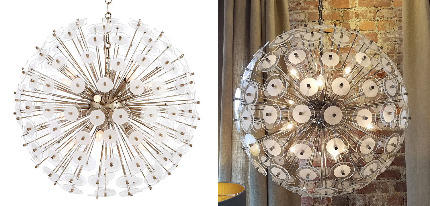 Люстра White Disco Glass Sputnik Chandelier 56 Люстра White Disco Glass Sputnik Chandelier 56 - Loft-Concept в Тюмени