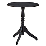 Стол кофейный круглый из массива березы в стиле прованс Vintage варинант исполнения - 1 | Loft Concept в Тюмени