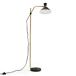 Торшер с поворотным плафоном Davy Brass Floor Lamp варинант исполнения - 2 | Loft Concept в Тюмени