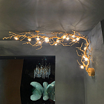 Потолочный светильник с настенным креплением в виде дерева Escape of Light варинант исполнения - 1 | Loft Concept в Тюмени