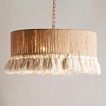 Люстра круглая плетеная с кисточками Solar Glow варинант исполнения - 9 | Loft Concept в Тюмени