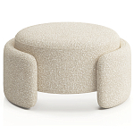 Круглая Оттоманка Alice ткань букле варинант исполнения - 2 | Loft Concept в Тюмени
