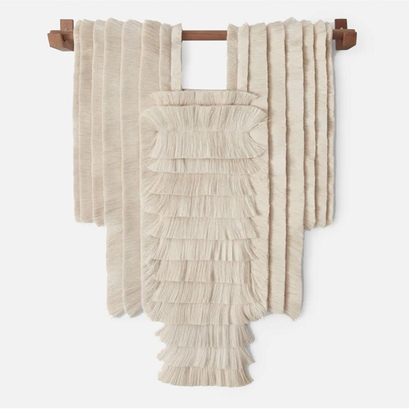 Светло-Бежевое Панно из нитей Palmas Wall Hanging Светло-бежевый в Тюмени | Loft Concept 