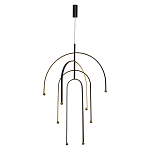 Люстра подвесная с дугообразными изогнутыми элементами Luke Lampco Tracer Lamp варинант исполнения - 5 | Loft Concept в Тюмени