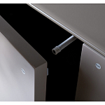 Комод со стеклянной столешницей и с выдвижными ящиками Minimalist Accent варинант исполнения - 4 | Loft Concept в Тюмени